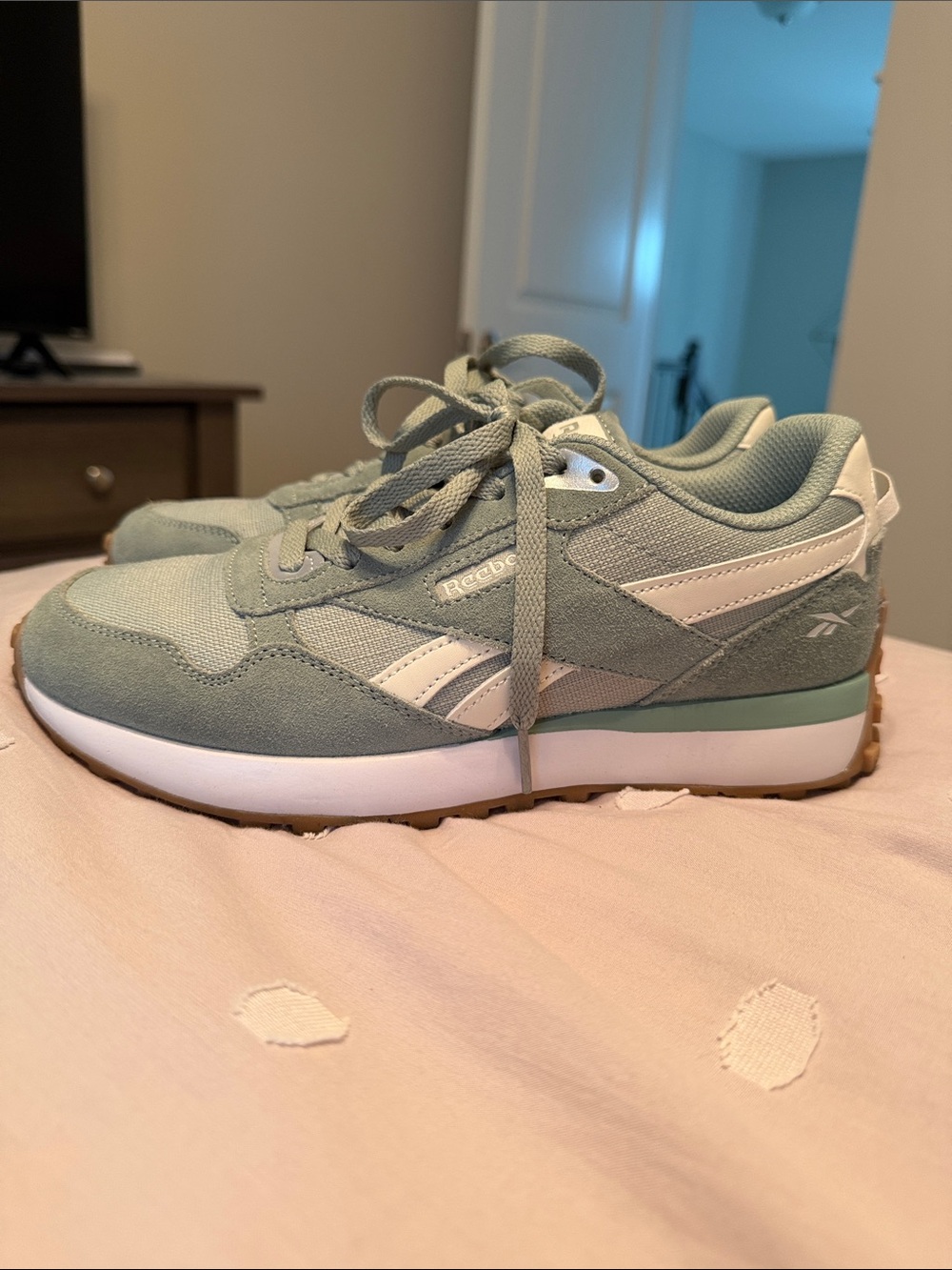 Reebok Mint Green Women's Comfort Runner Shoes
